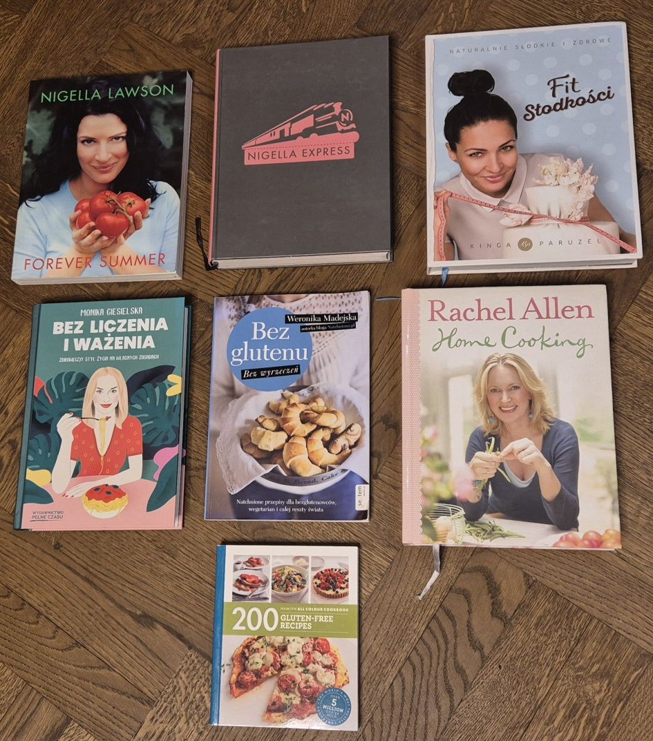 7 książek, m. in. Nigella Lawson / Książka kucharska / Gotowanie