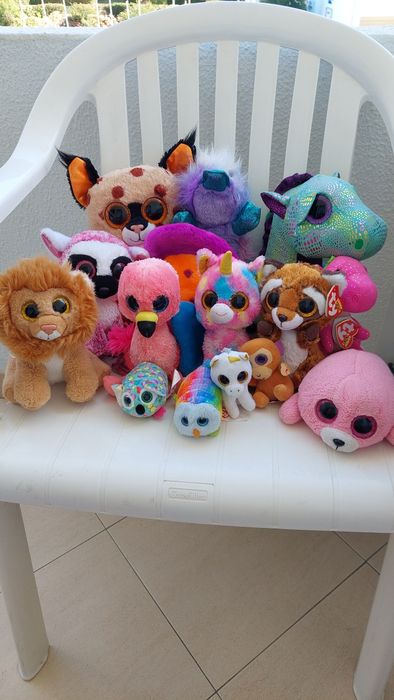 Peluches TY em bom estado. Uma grande coleção