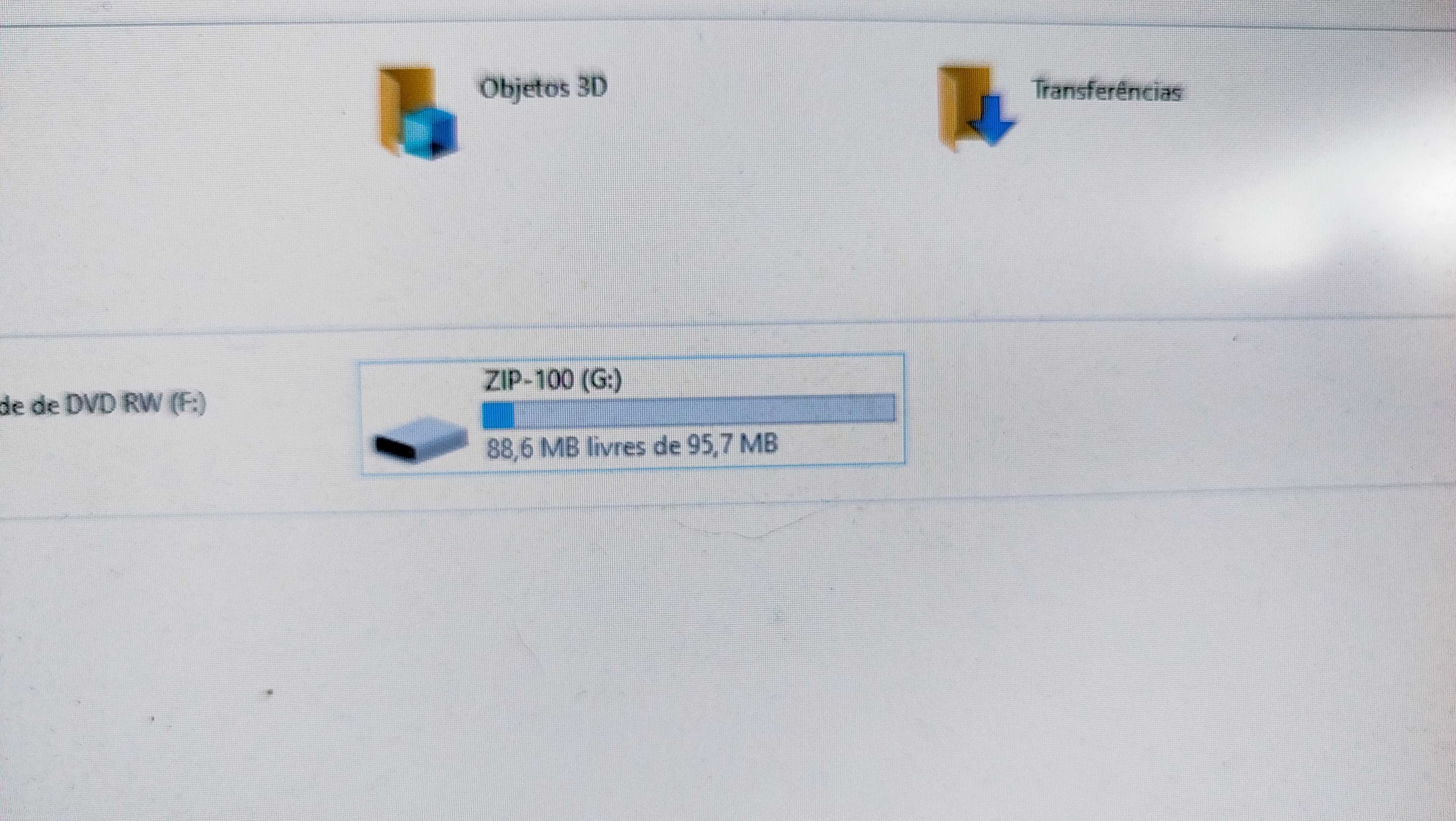 Drive IOMEGA IDE/ATAPI ZIP100 + 1 Floppy ZIP100 - Entrega Grátis