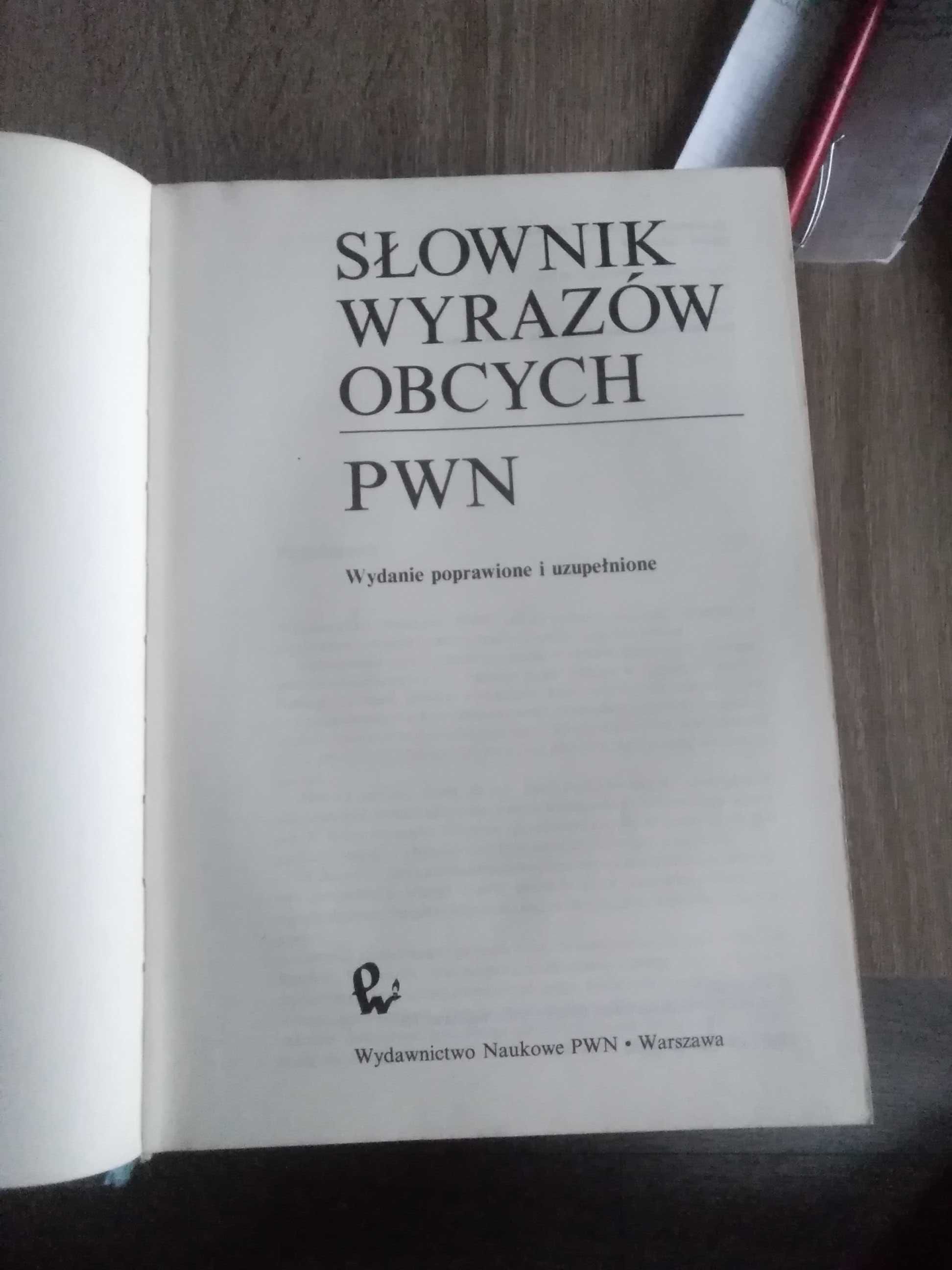 Słownik wyrazów obcych PWN 1991 rok