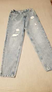 Jeansy dżinsy z dziurami 158