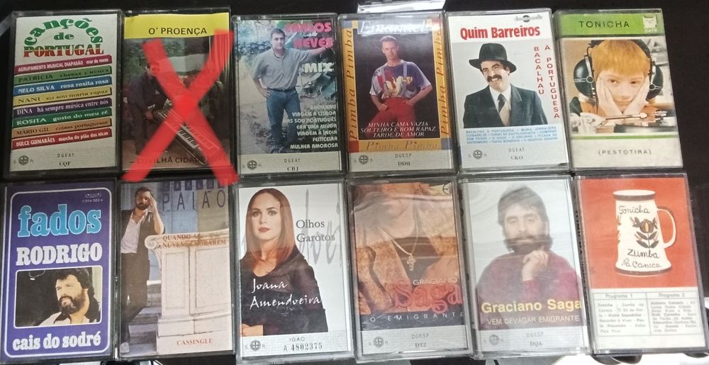 Cassetes Antigas Originais 2€
