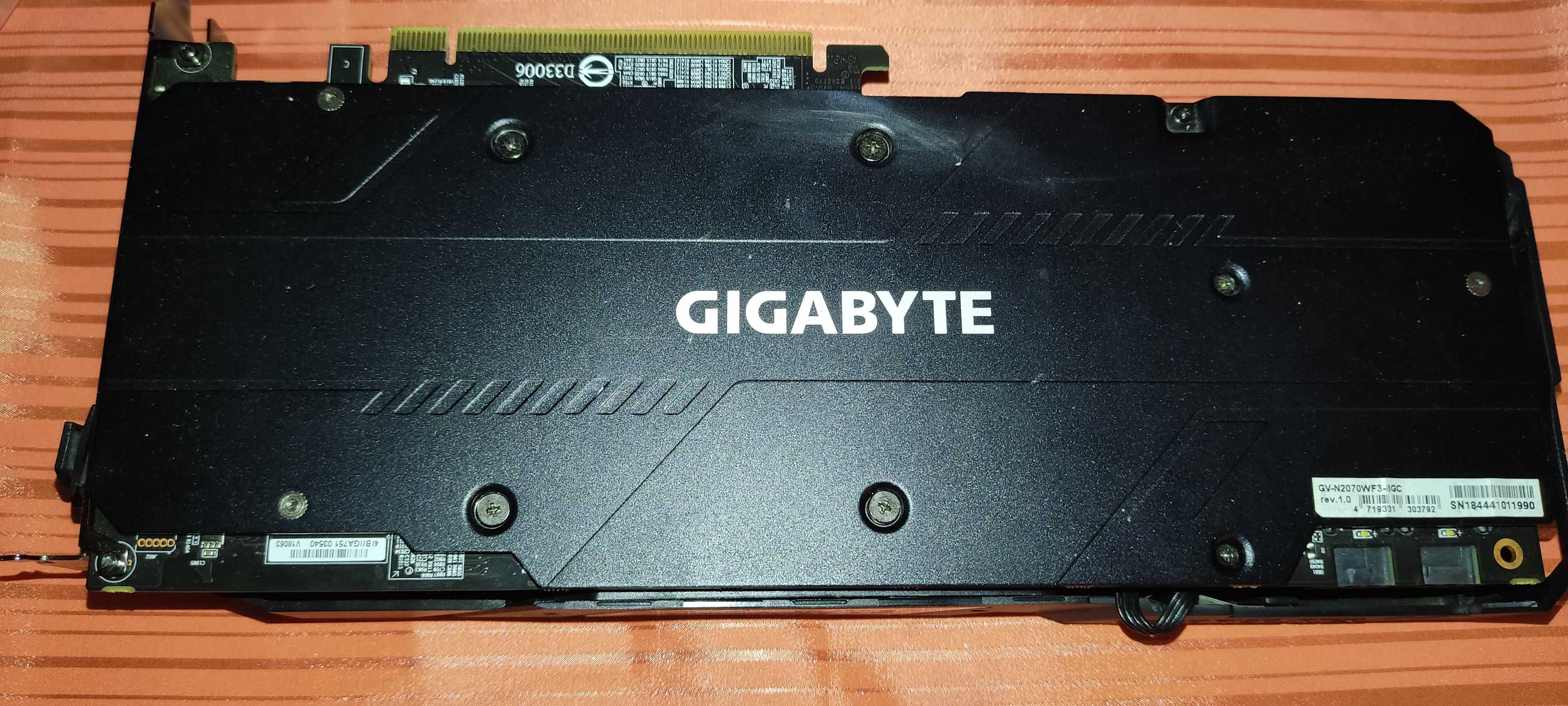 Karta Graficzna Gigabyte GeForce RTX 2070 GAMING OC 8G GDDR6