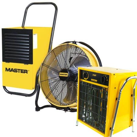 Wynajem, Zestaw MASTER do osuszania murów i ścian