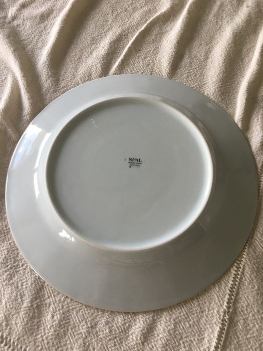 Pratos Rasos Spal Risca Dourada Novos