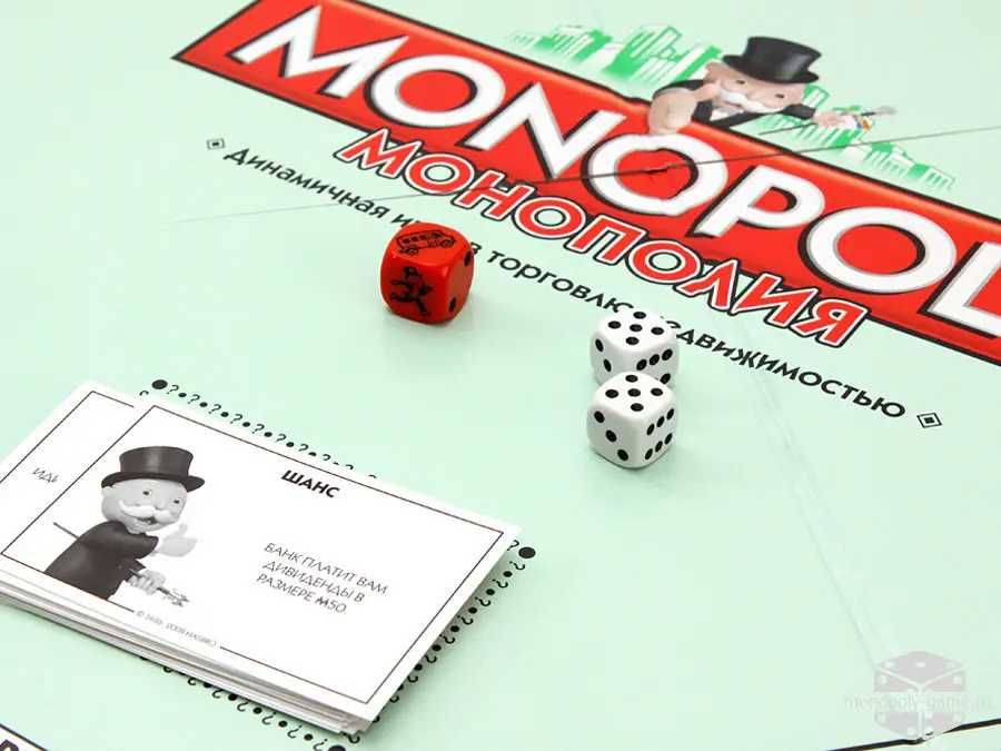 Настольная игра Монополия Monopoly со скоростным кубиком (6123)