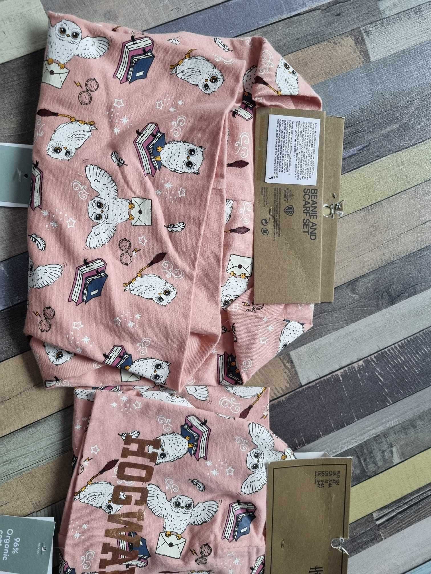 Nowe zestawy czapka + komin Harry Potter z H&M dla bliźniaczek r 104