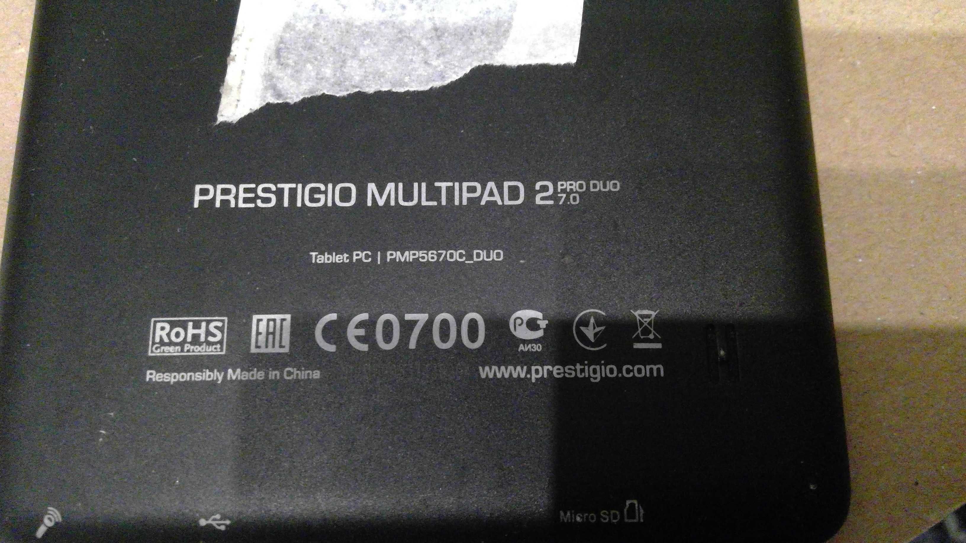 Tablet Prestigio Multipad 2 PRO Duo 7.0  T107