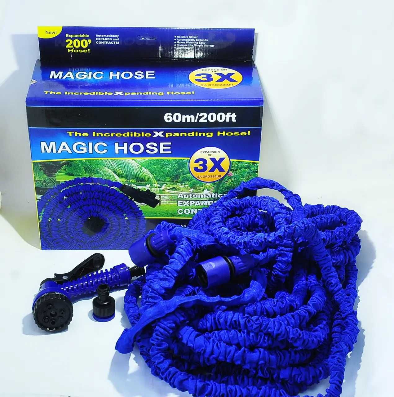 Шланг для полива с распылителем 30 м Magic Hose|РАСПРОДАЖА