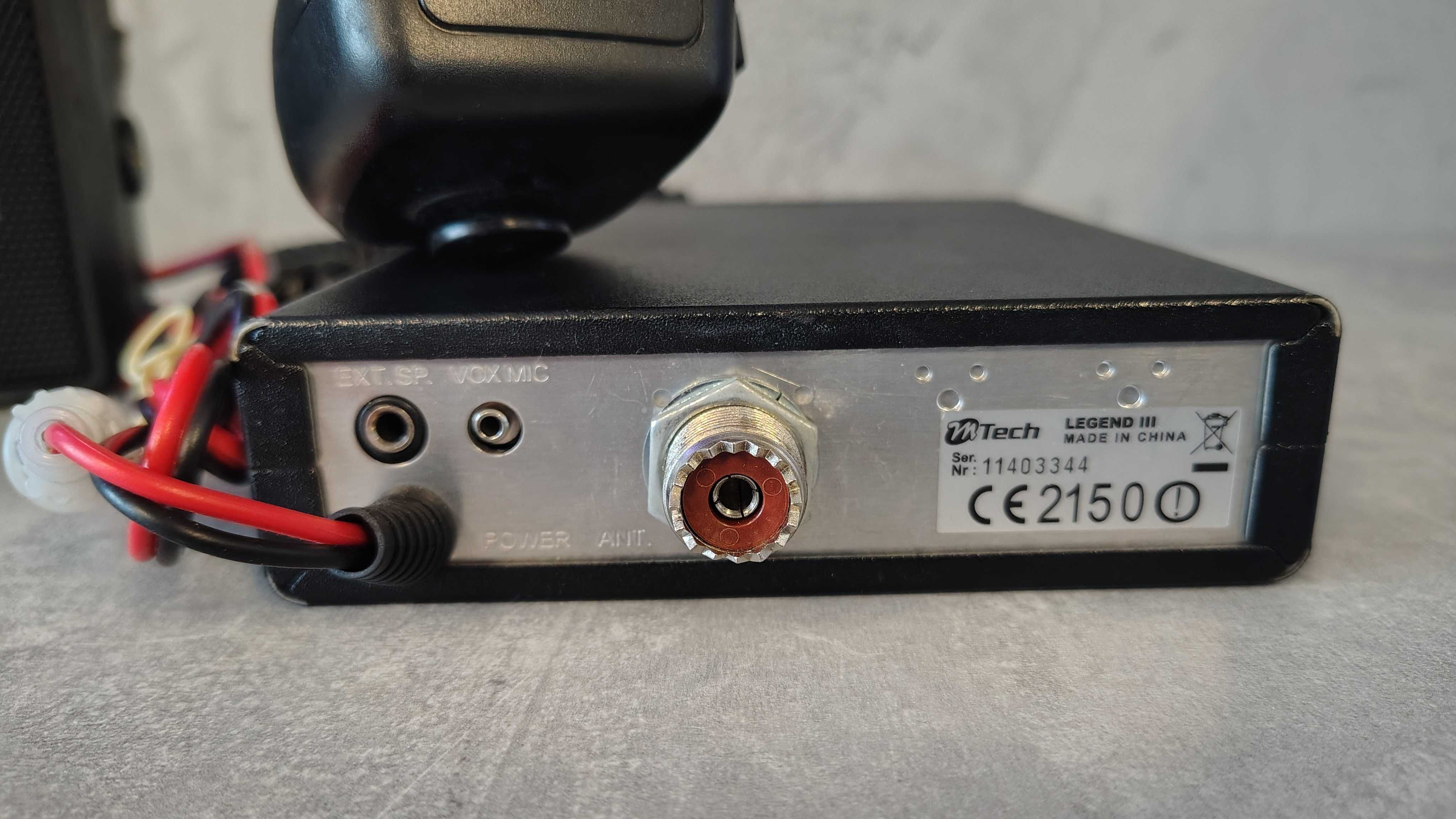 CB-Radio M-Tech Legend III tuning Konektor + Głośnik Uniden Bearcat