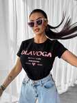 T-shirt damski IDYLLIC O LA VOGA czarny rozmiar S