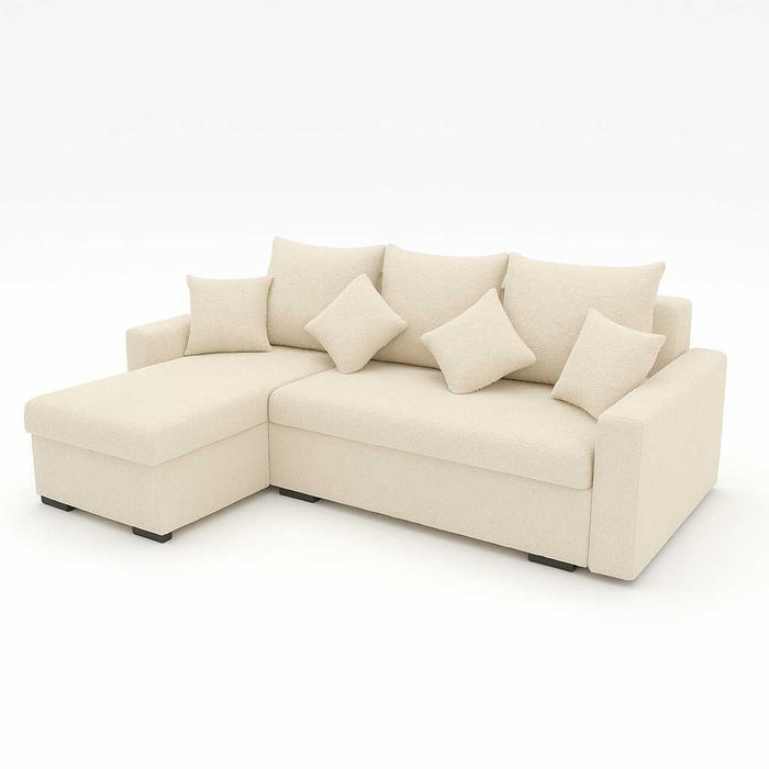 Narożnik Do SalonuJOY Kanapa Sofa Rozkładana 2 Pojemniki Na Pościel