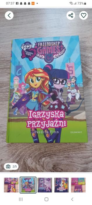Książki my little pony equestria girls i nadz ostatni dzień