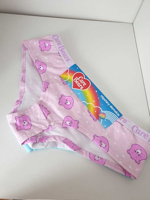 2 zestawy majtek hipstery troskliwe misie L