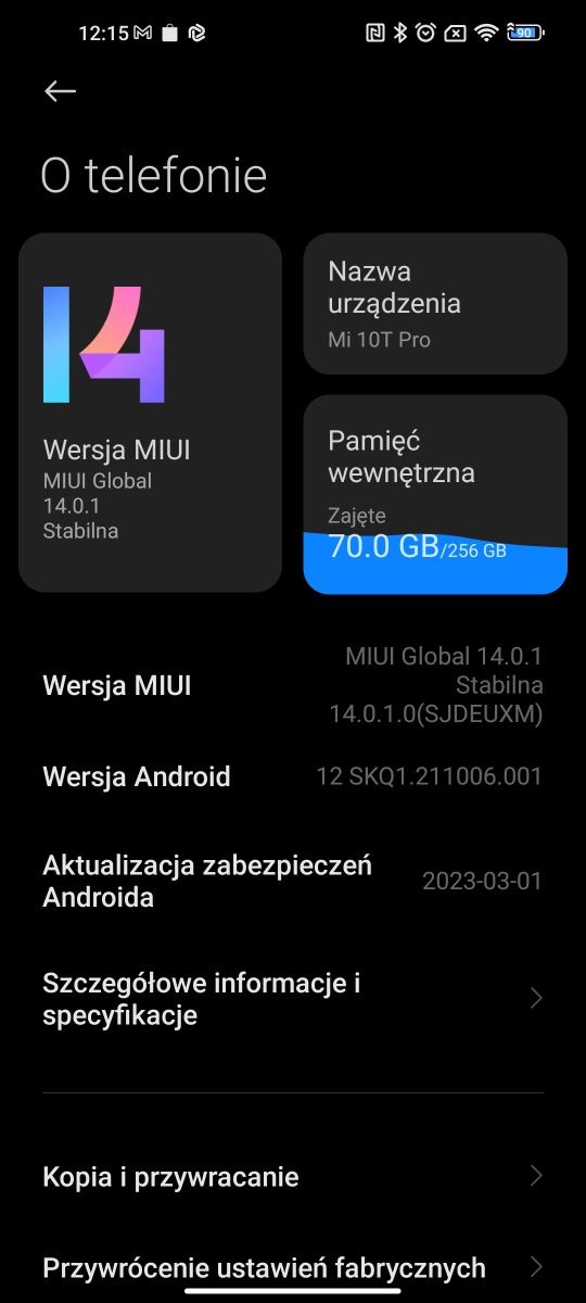 Telefon Xiaomi Mi 10T PRO 5G