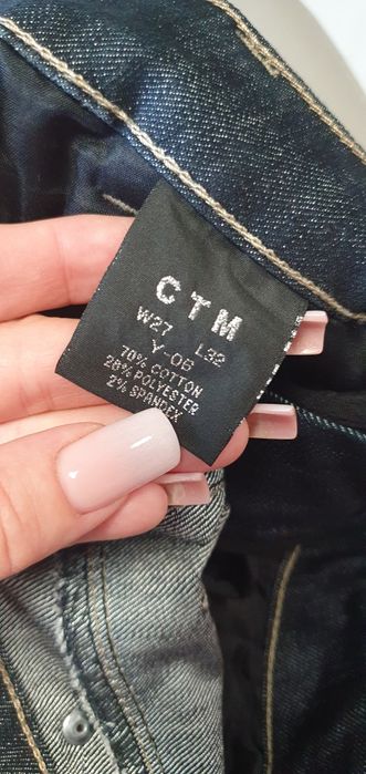 Spodnie jeansowe CTM nowe W27 L32