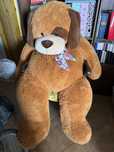urso gigante castanho cão peluche