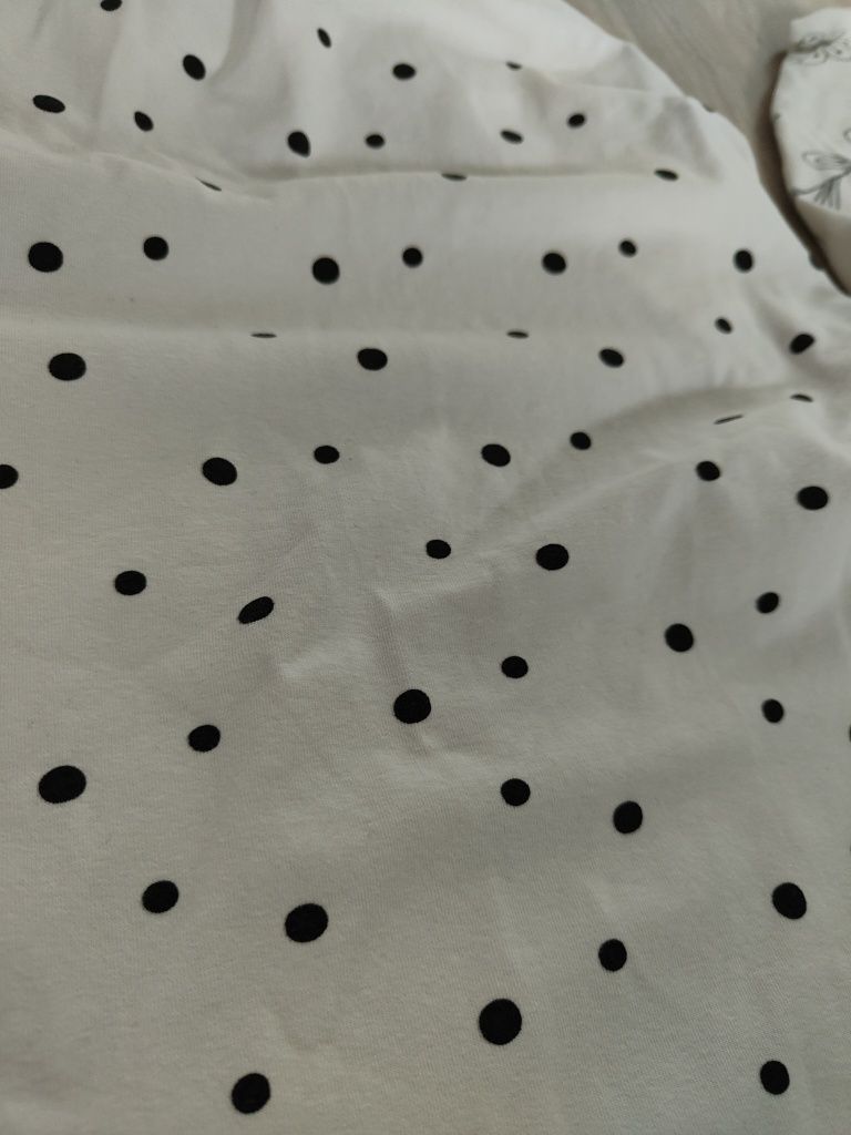 Prześcieradło do gondoli kołyski kosza Mojżesza sleepee 2 szt. Kropki