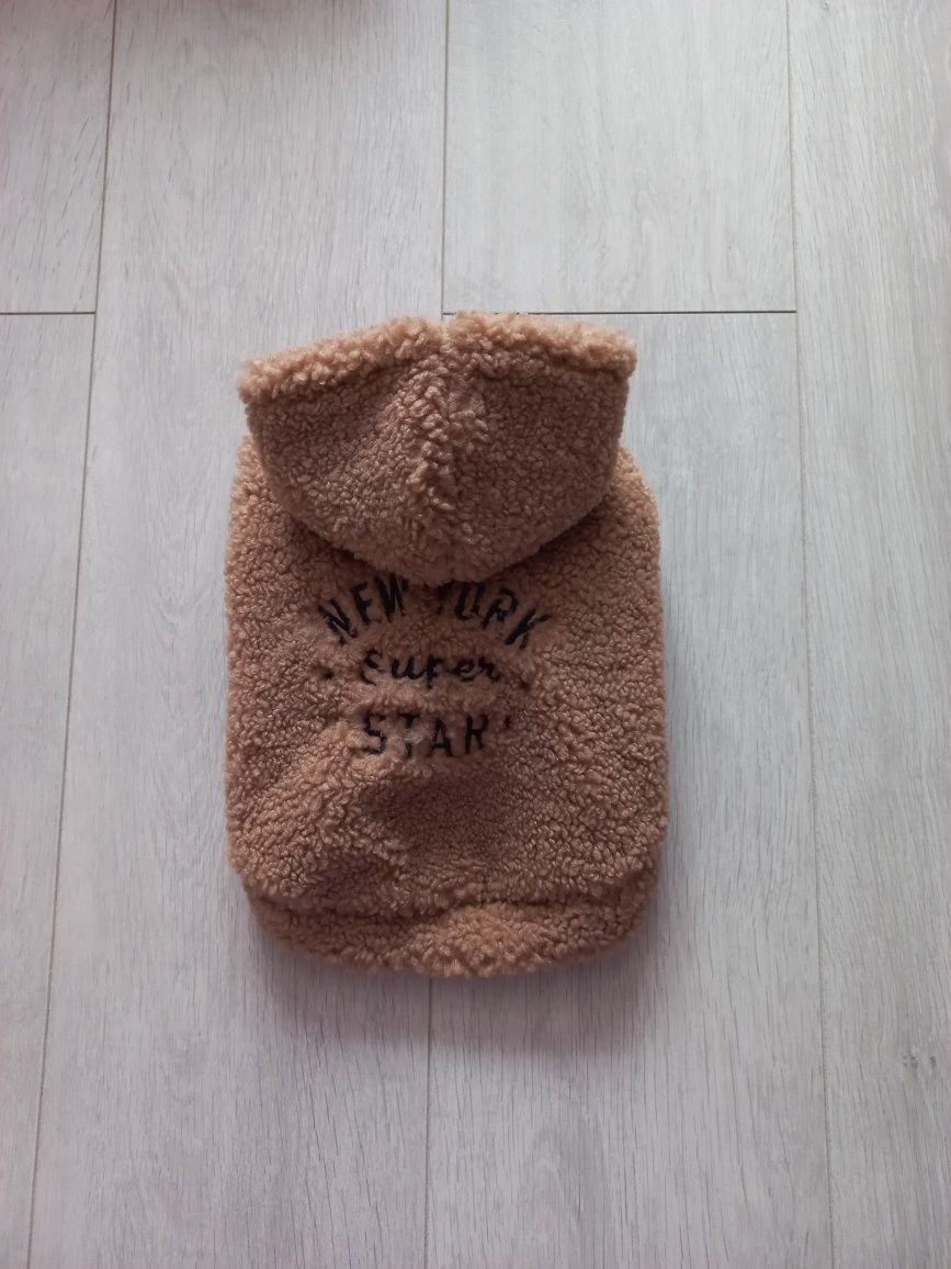 Ciepła bluza dla psa z kapturem M 28cm