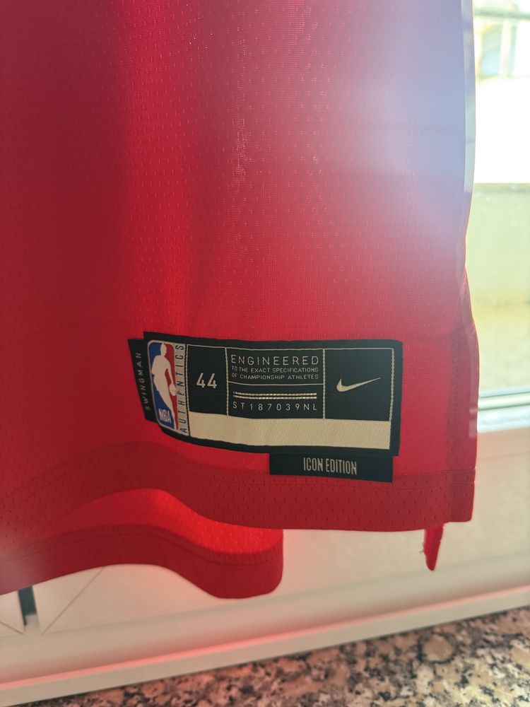 Camisola Chicago Bulls Icon Edition Zach LaVine University Red
