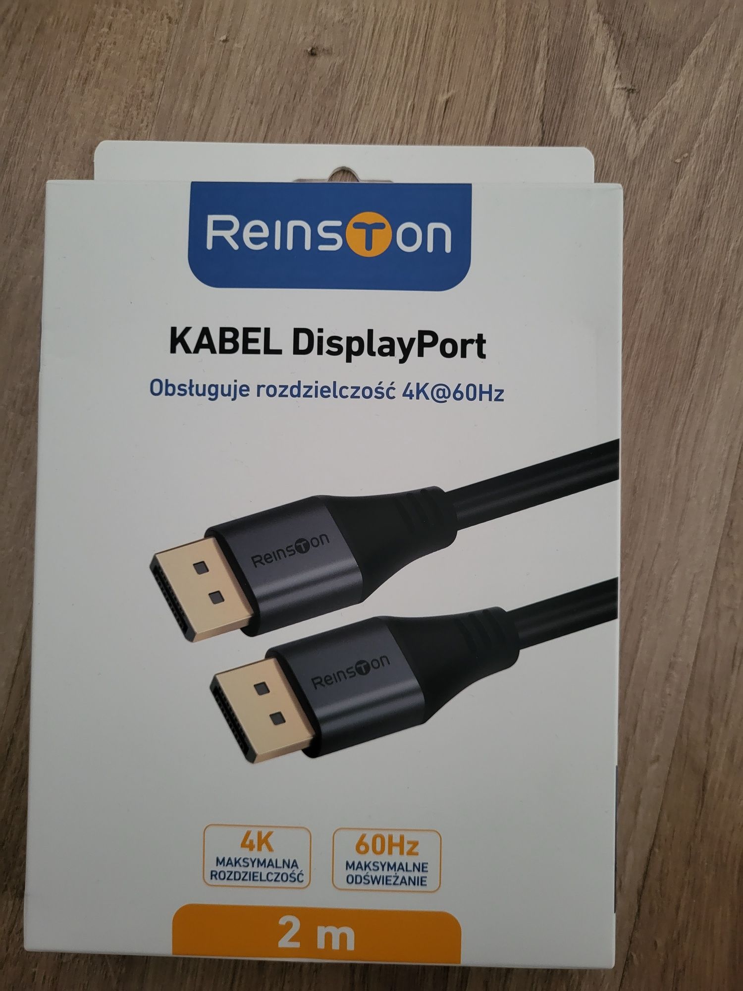 Kabel przewód DisplayPort 4K 60 Hz 2m