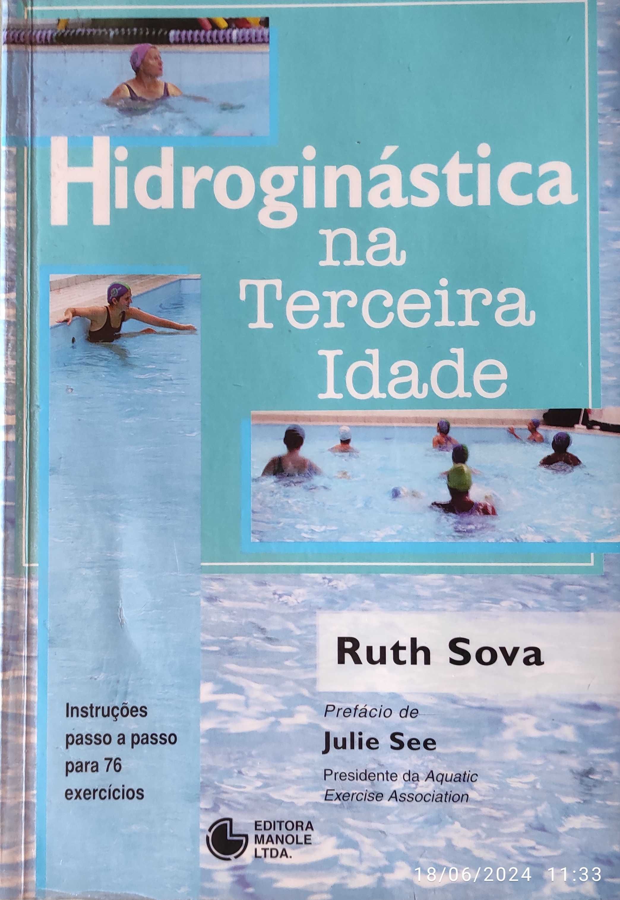 Livro Hidroginástica na terceira idade