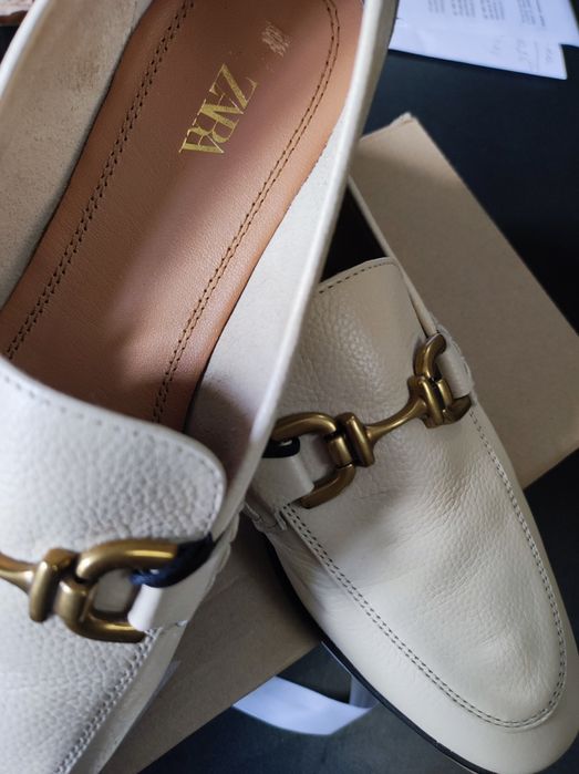 Лофери Zara шкіряні