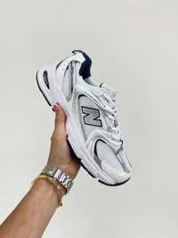 New Balance 530 White Silver Navy