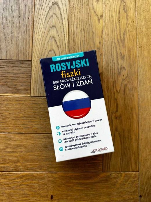 Rosyjski fiszki dla początkujących 500 słów i zdań