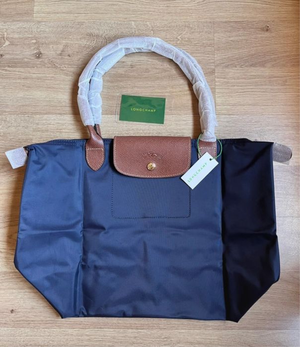 Mala longchamp azul marinho nova