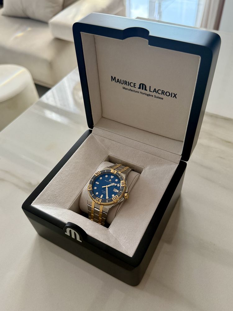 Zegarek MAURICE LACROIX Aikon srebrno - złoty