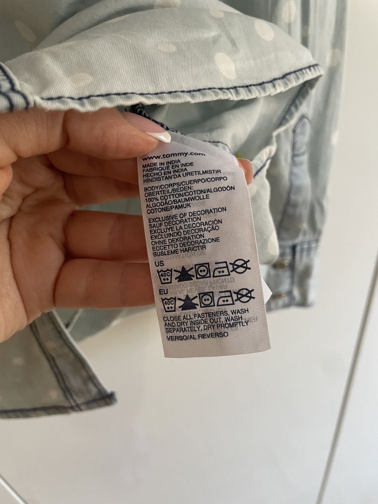 Koszula damska jasnoniebieska Hilfiger denim rozmiar XS