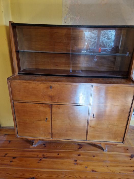 Witryna komoda prl retro