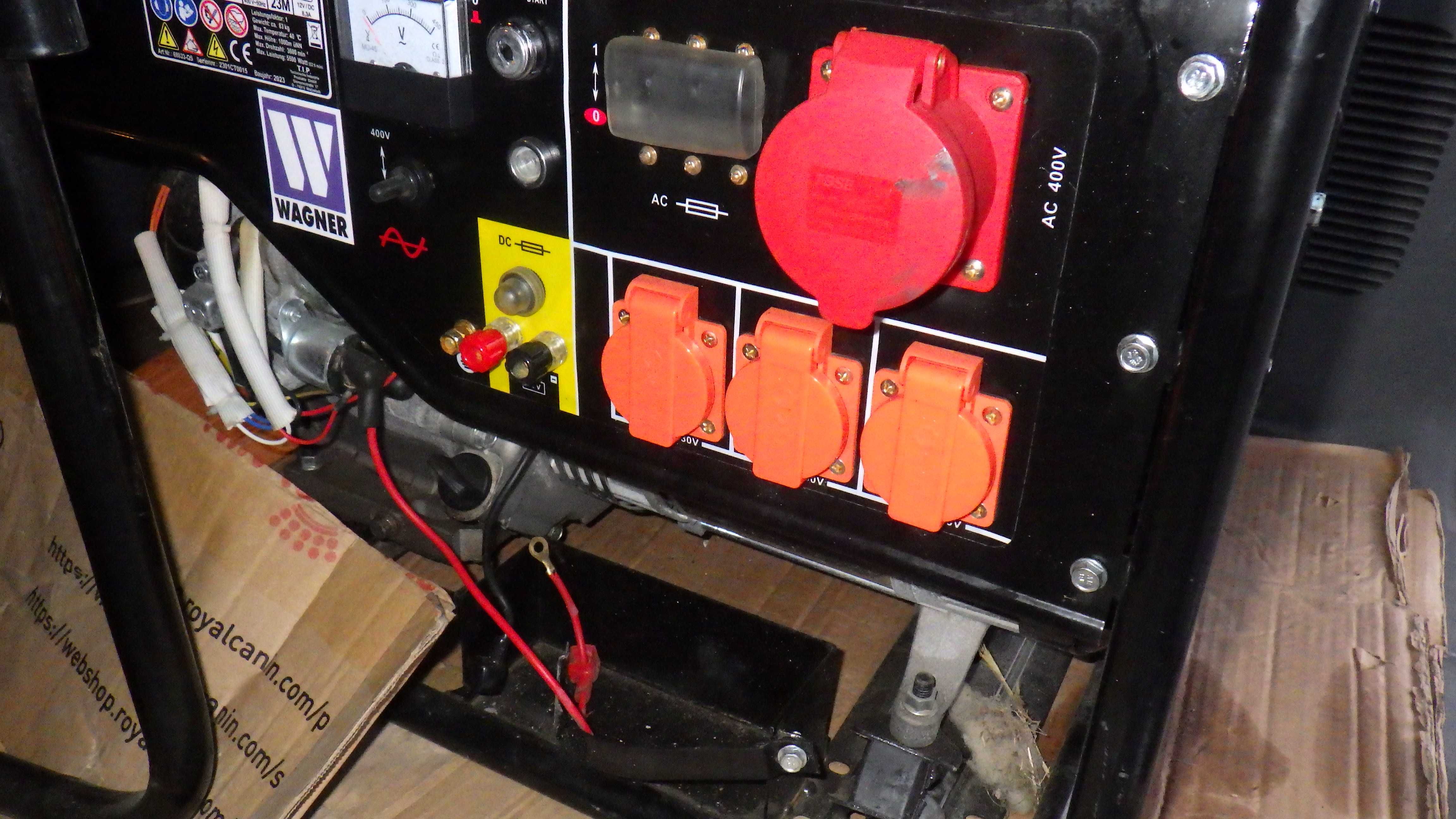 Agregat   Prądotwórczy , Generator  Prądu Duzy Model 5.5 Kva 3 Fazowy