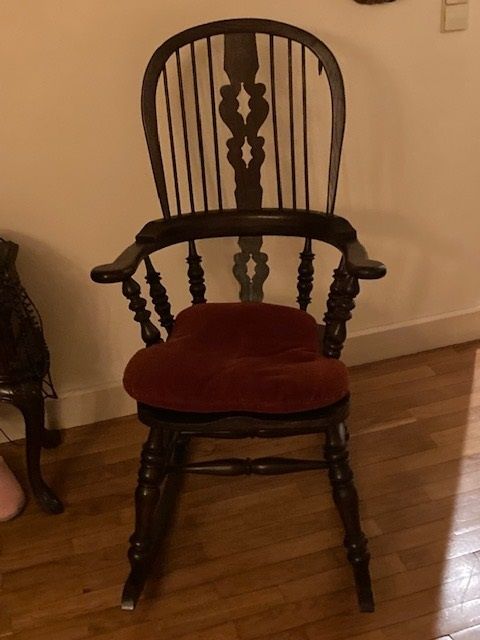 Cadeira de baloiço madeira