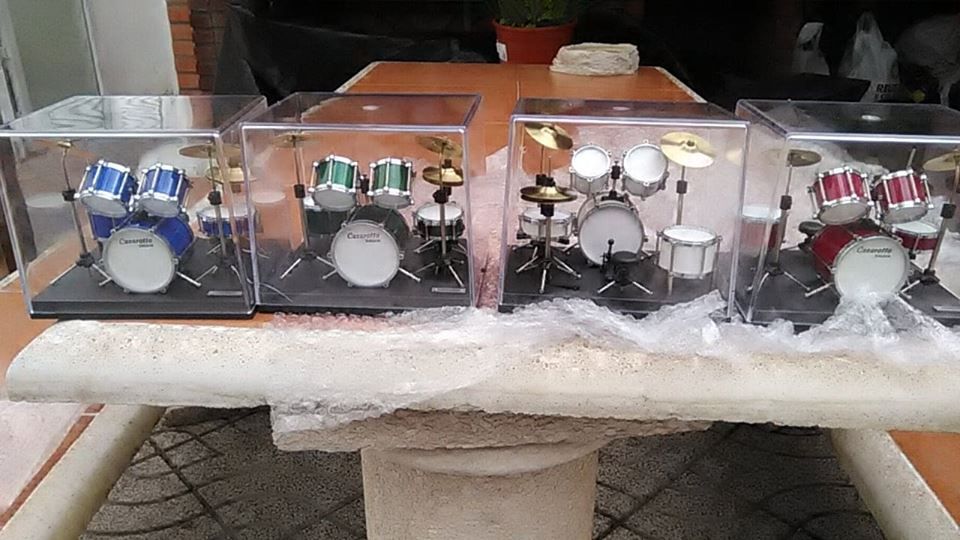 Bateria 8 Peças (mini) (Caixa em Acrílico)