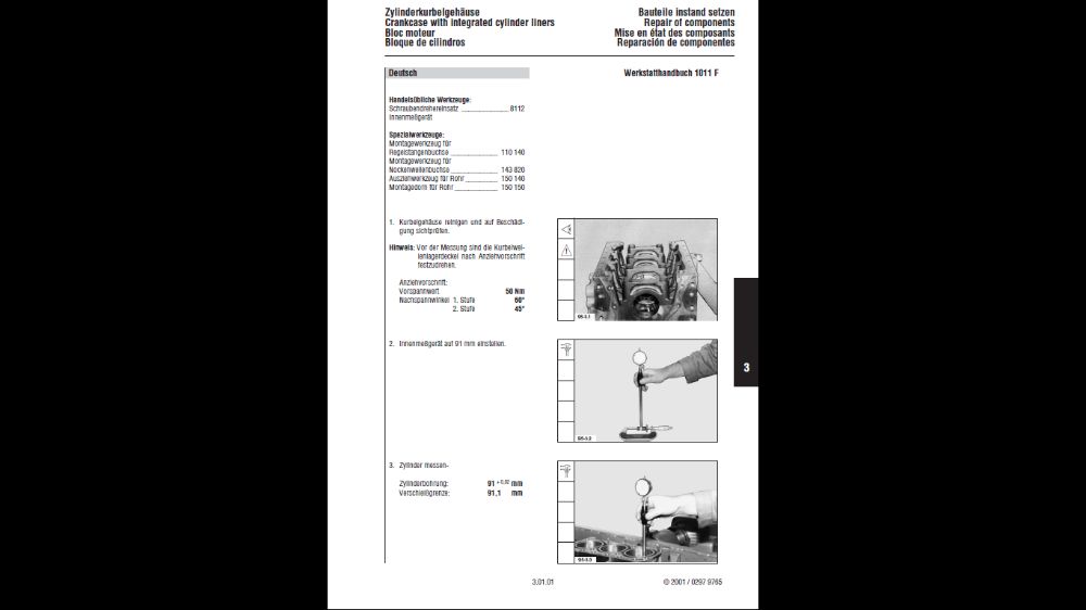 Silnik Deutz F2 4L 1011F , BF4L 1011F , F3-4M 1011F instrukcja napraw!