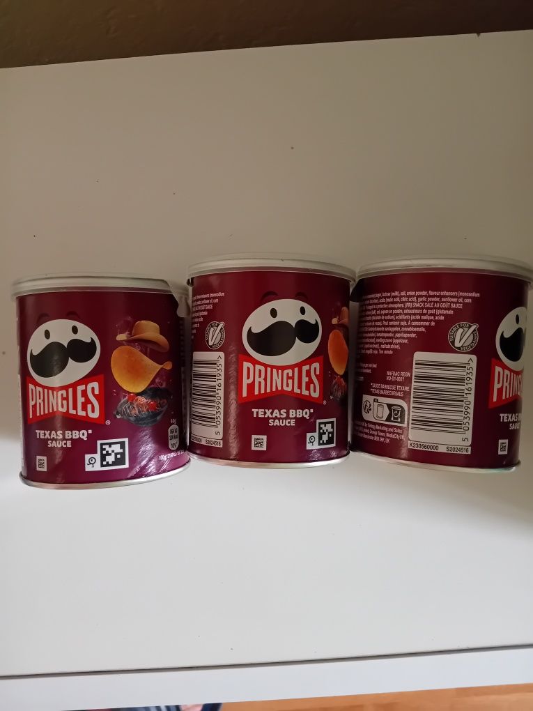 Chipsy PRINGLES texsas bbo sauce 8 sztuk 40g.