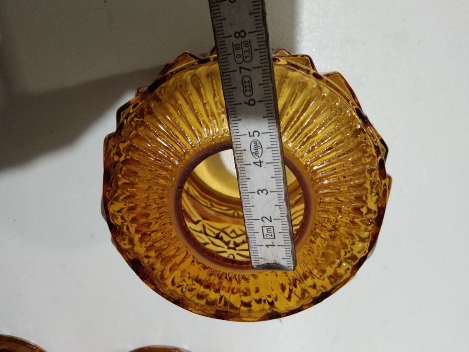 Klosz miodowy lampa PRL