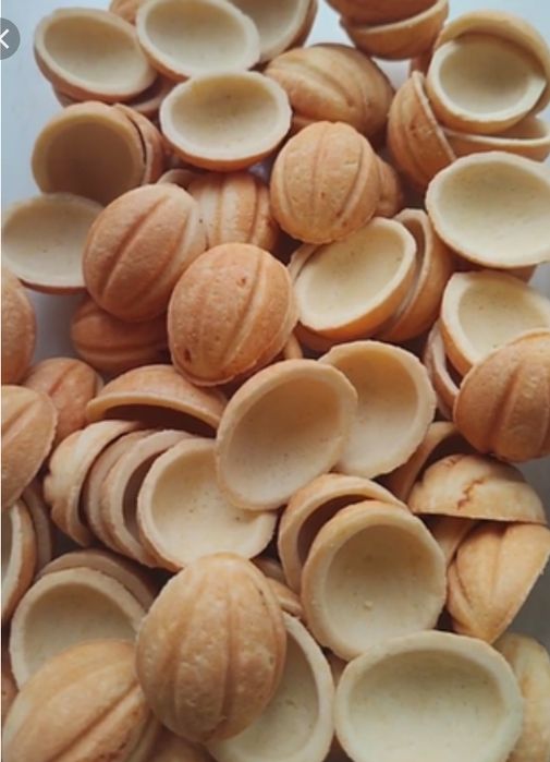 Горішки домашні із згущенкою, заготовки для домашніх горішків