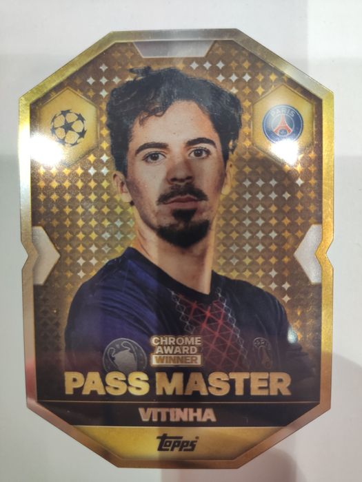Match attax 2025/26 Chrome award winner Vitinha
