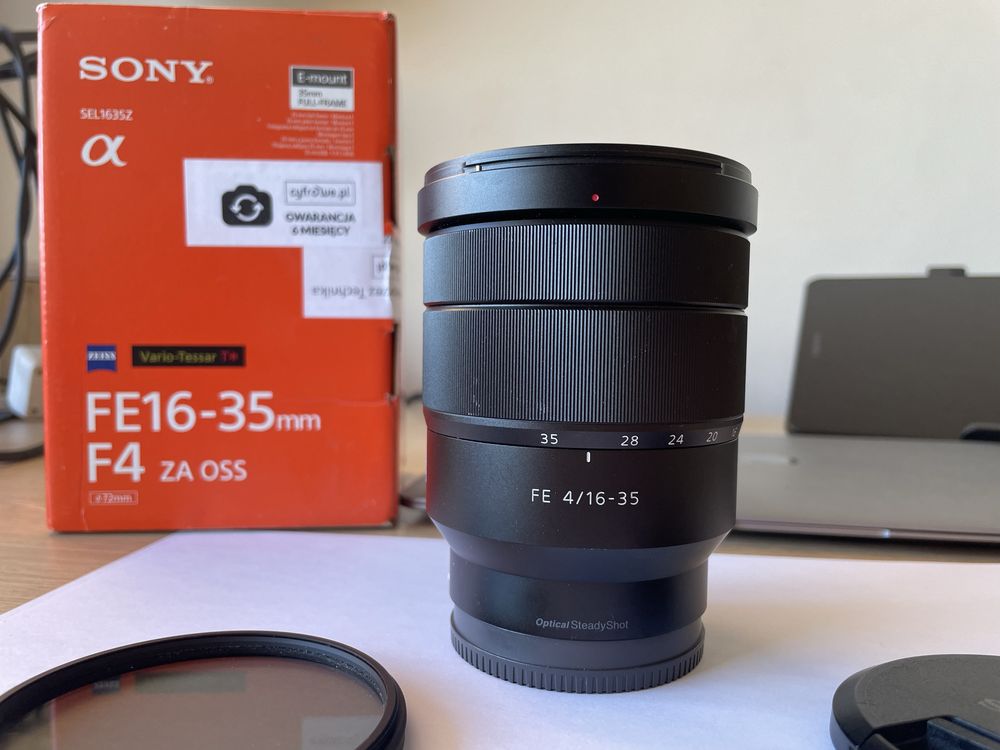 Sony zeiss 16-35 f4 z filtrem uv