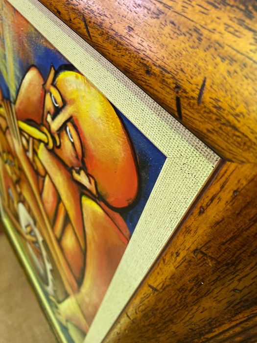 Pintura a óleo Pintor Moisés Simbine Originais 80 cm Assinados