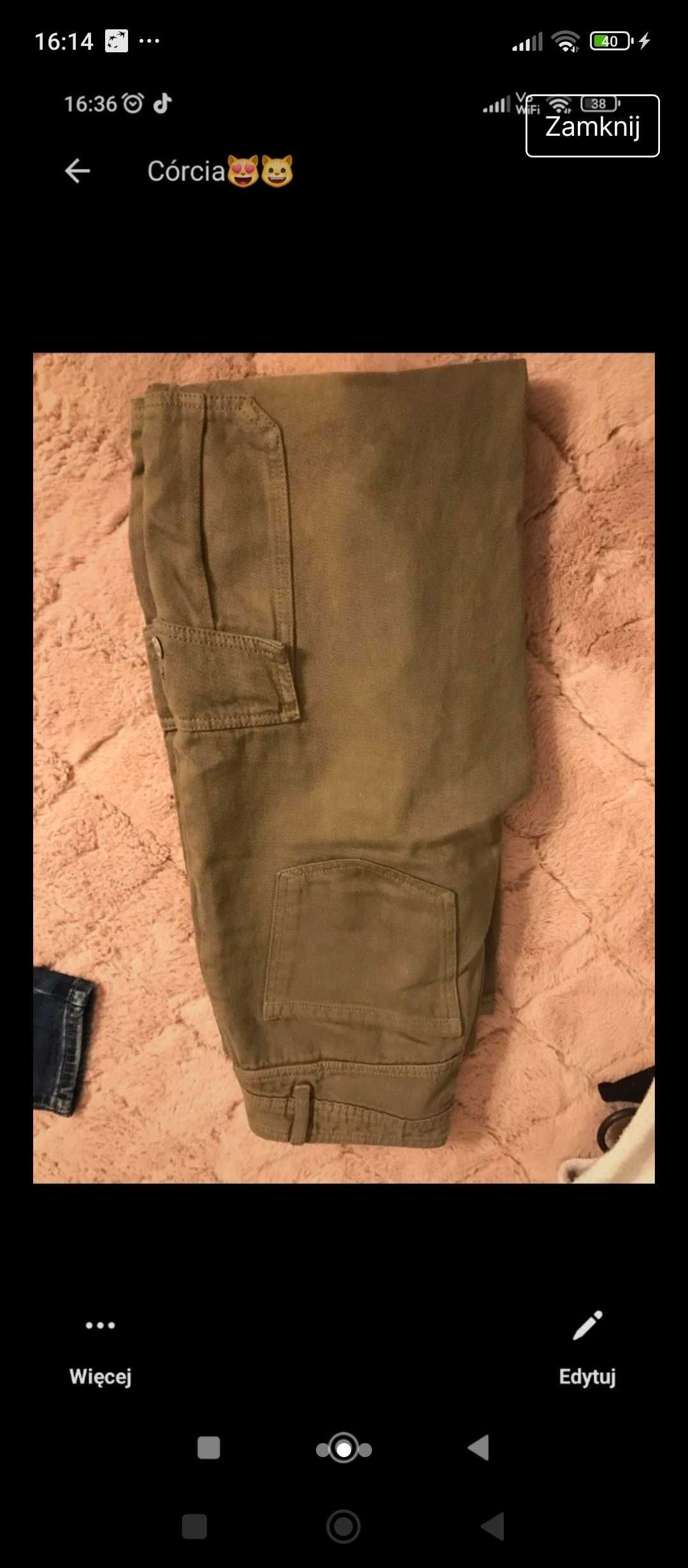 Spodnie Cargo damskie