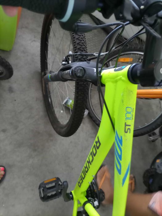 Bicicleta BTT ST 100 Verde Lima Tamanho S