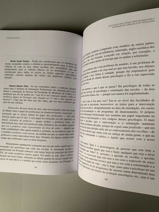 Motivação dos Jovens Portugueses para a Formação em Ciências e em T...