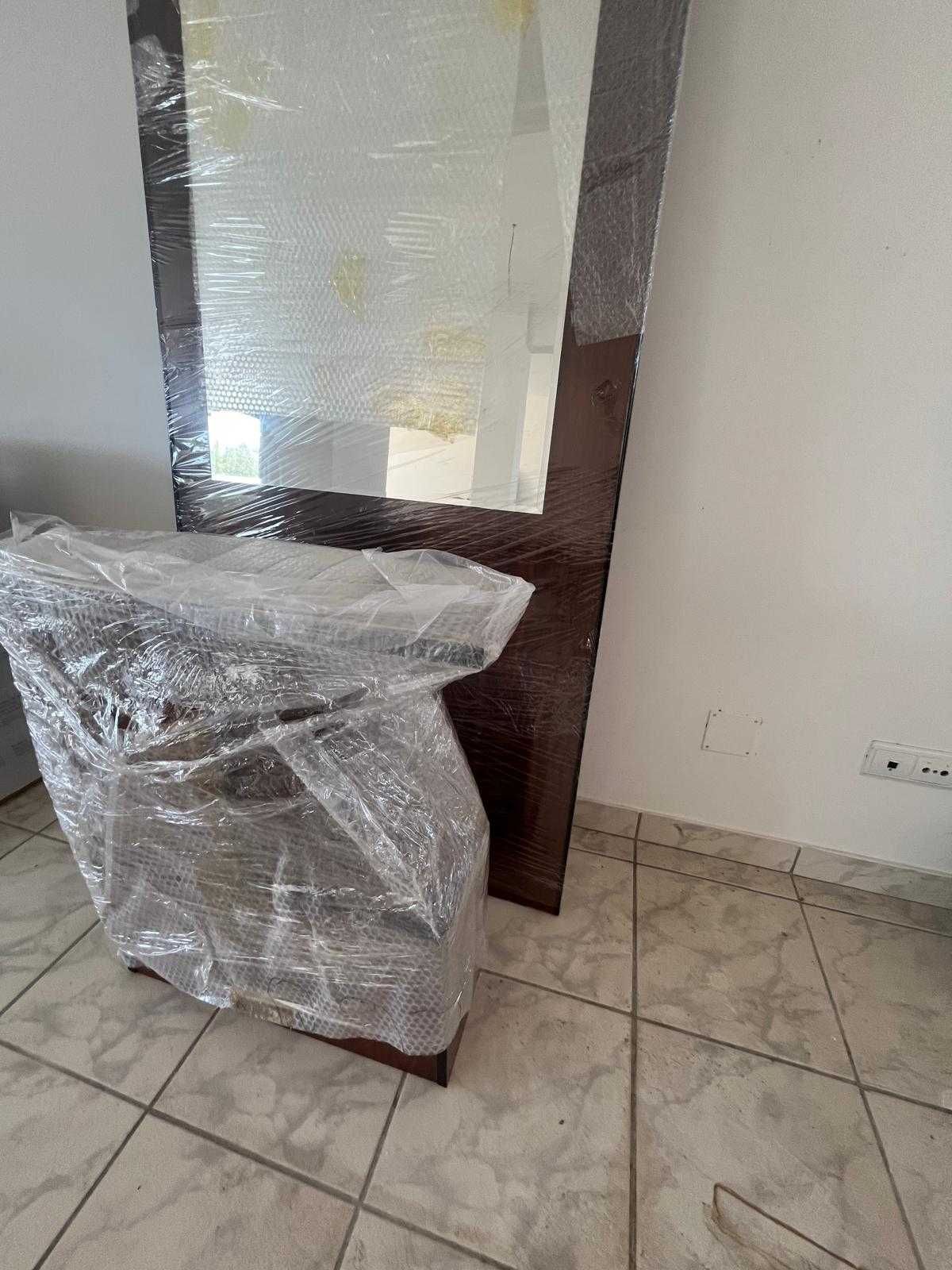 Movel aparador de entrada com espeho