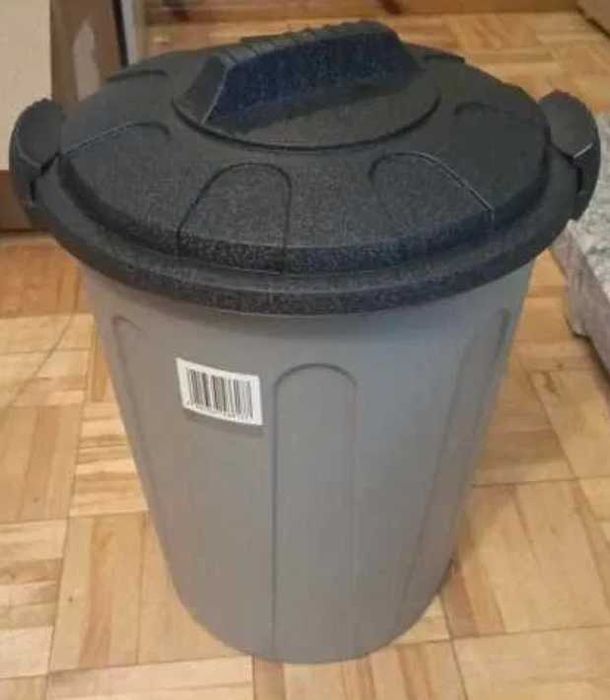 kosz na śmieci 23 l z pokrywą z recyklingu