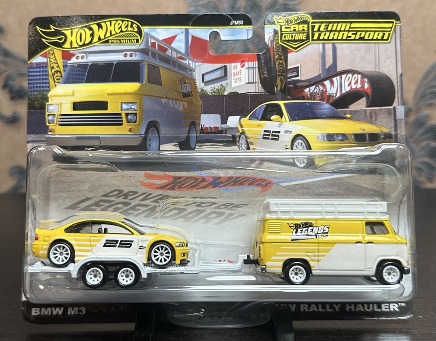 Hot Wheels Team Transport BMW M3 & HW Rally Hauler