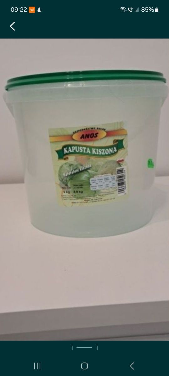 Wiaderka plastikowe 5 litrowe(30  szt)
